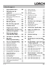 Preview for 99 page of LORCH M-Pro Performance M 200 CuSi Operation Manual