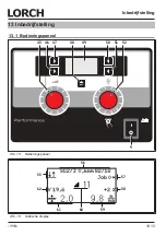 Preview for 110 page of LORCH M-Pro Performance M 200 CuSi Operation Manual