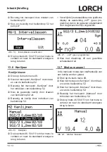 Preview for 113 page of LORCH M-Pro Performance M 200 CuSi Operation Manual