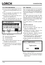 Preview for 114 page of LORCH M-Pro Performance M 200 CuSi Operation Manual