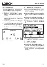 Preview for 182 page of LORCH M-Pro Performance M 200 CuSi Operation Manual