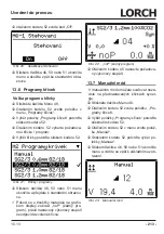 Preview for 213 page of LORCH M-Pro Performance M 200 CuSi Operation Manual