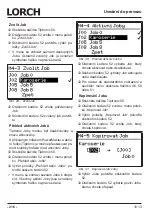 Preview for 216 page of LORCH M-Pro Performance M 200 CuSi Operation Manual