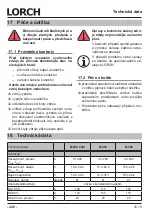 Preview for 226 page of LORCH M-Pro Performance M 200 CuSi Operation Manual