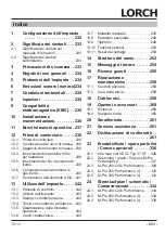 Preview for 231 page of LORCH M-Pro Performance M 200 CuSi Operation Manual