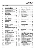Preview for 263 page of LORCH M-Pro Performance M 200 CuSi Operation Manual
