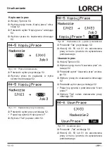 Preview for 281 page of LORCH M-Pro Performance M 200 CuSi Operation Manual