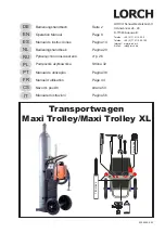 Preview for 1 page of LORCH Maxi Trolley Operation Manual