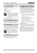 Preview for 7 page of LORCH MF-07 Operation Manual