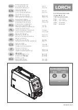 LORCH MF-08 Operation Manual preview