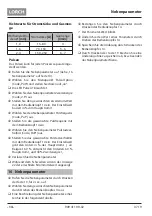 Preview for 16 page of LORCH MicorStick 180 ControlPro Operation Manual