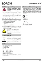 Preview for 10 page of LORCH MobilePower 1 Operation Manual