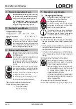 Preview for 13 page of LORCH MobilePower 1 Operation Manual