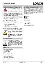 Preview for 45 page of LORCH MobilePower 1 Operation Manual