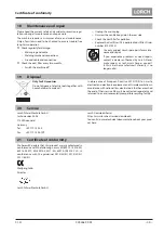 Preview for 49 page of LORCH T 180 AC BasicPlus Operation Manual