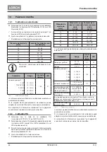 Preview for 62 page of LORCH T 180 AC BasicPlus Operation Manual