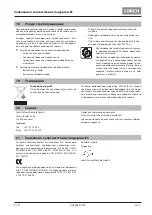 Preview for 121 page of LORCH T 180 AC BasicPlus Operation Manual