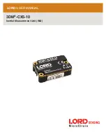 Предварительный просмотр 1 страницы Lord MicroStrain 3DM-CX5-10 User Manual