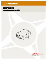 Lord MicroStrain 3DM-GX5 Series User Manual preview