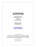 Предварительный просмотр 2 страницы Lord MicroStrain 6316-0010 User Manual