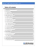 Предварительный просмотр 3 страницы Lord MicroStrain 6316-0010 User Manual