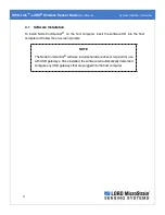 Предварительный просмотр 11 страницы Lord MicroStrain 6316-0010 User Manual