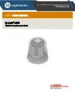 Preview for 1 page of Lord MicroStrain G-Link-200 User Manual