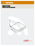 Предварительный просмотр 1 страницы Lord MicroStrain WSDA-2000 User Manual