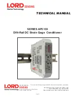 LORD AP5103 Series Technical Manual preview