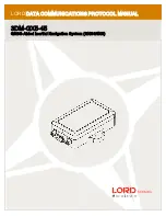 Предварительный просмотр 1 страницы LORD MicroStain 3DM-GX5-45 Dcp Manual