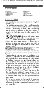 Предварительный просмотр 9 страницы L'Oreal Professionnel Rowenta Salon SteamPod Manual