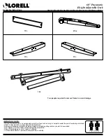 Предварительный просмотр 1 страницы Lorell 16202 Assembly Instructions Manual