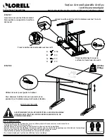 Предварительный просмотр 8 страницы Lorell 16202 Assembly Instructions Manual