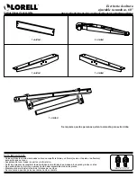 Предварительный просмотр 9 страницы Lorell 16202 Assembly Instructions Manual