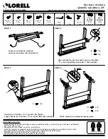 Предварительный просмотр 10 страницы Lorell 16202 Assembly Instructions Manual