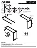 Lorell 16208 Assembly Instructions Manual preview