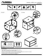 Предварительный просмотр 2 страницы Lorell 16214 Assembly Instructions