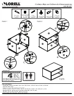 Предварительный просмотр 3 страницы Lorell 16214 Assembly Instructions