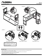 Предварительный просмотр 2 страницы Lorell 16218 Assembly Instructions Manual