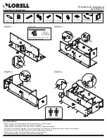 Предварительный просмотр 3 страницы Lorell 16218 Assembly Instructions Manual