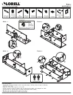 Предварительный просмотр 5 страницы Lorell 16218 Assembly Instructions Manual