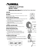 Lorell 44552 Operating Instructions preview