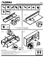 Lorell 69382 Assembly Instructions Manual предпросмотр