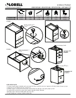 Preview for 3 page of Lorell 69603 Assembly Instructions