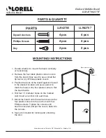 Lorell LLR42706 Instruction Manual предпросмотр