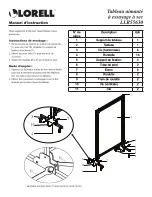 Предварительный просмотр 2 страницы Lorell LLR55630 Instruction Manual