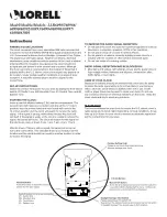 Lorell LLR60985 Instructions For Use предпросмотр