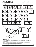 Lorell LLR69930 Assembly Instructions Manual предпросмотр