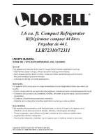 Предварительный просмотр 1 страницы Lorell LLR72310 User Manual