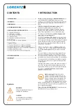 Предварительный просмотр 2 страницы Lorentz C-SJ5-8 Instructions For Installation Operation Service